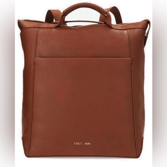Cole Haan Handbags - Coke Haan Leather Convertible Backpack